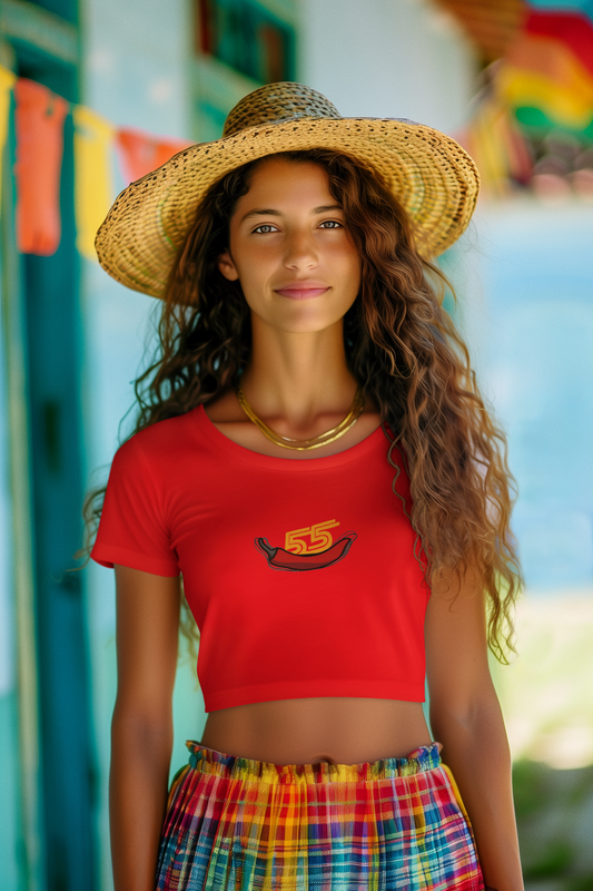 Formula 1 Chilli Crop Top