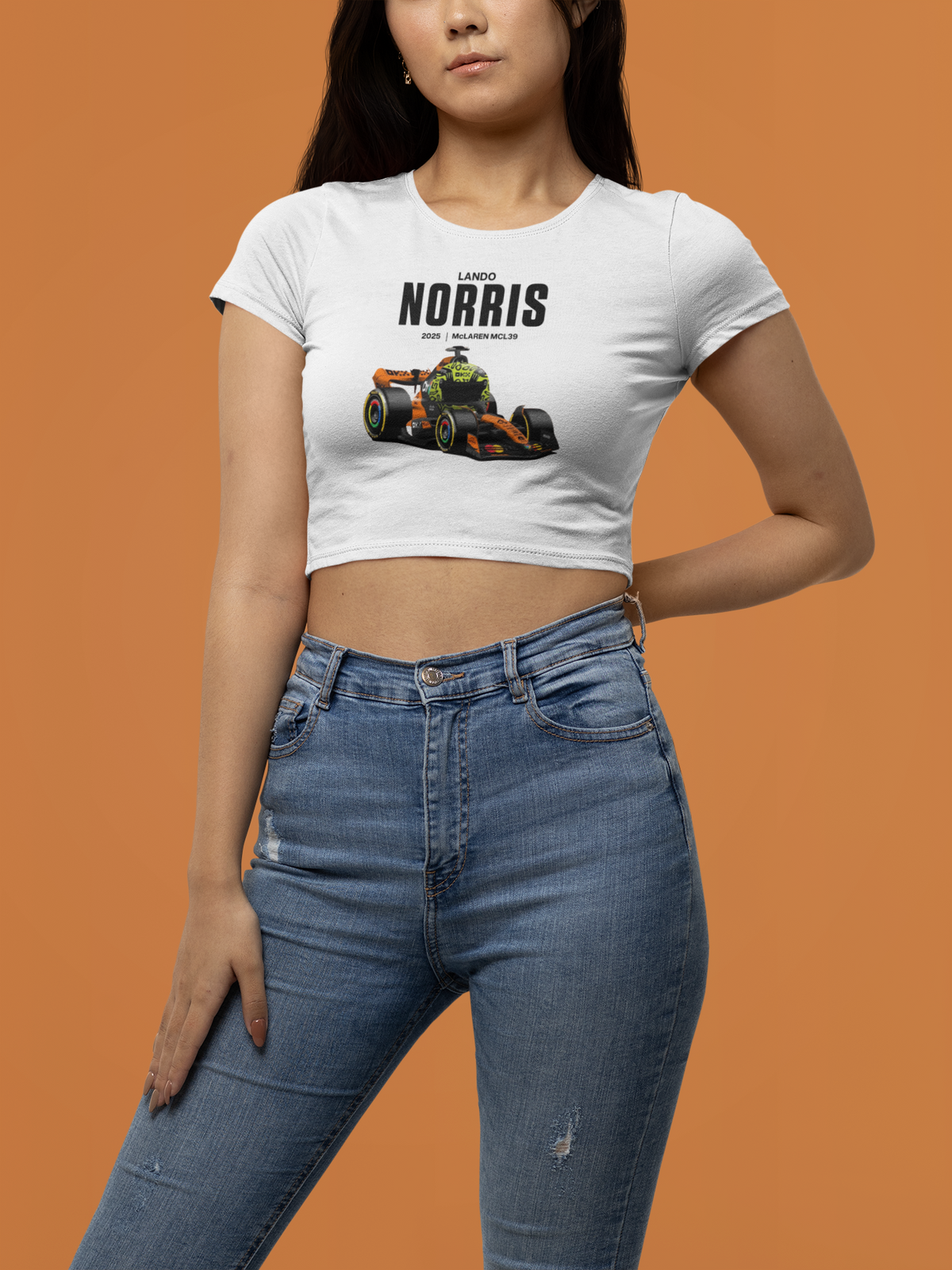 Formula 1 Lando Norris Car Crop Top