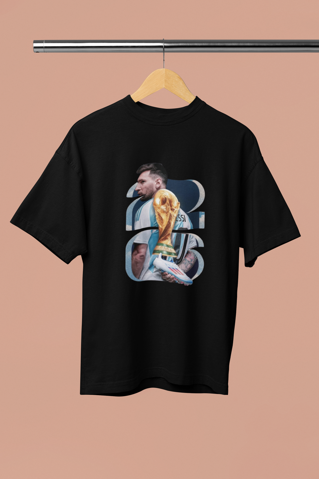 Lionel Messi World cup Oversized Tshirt