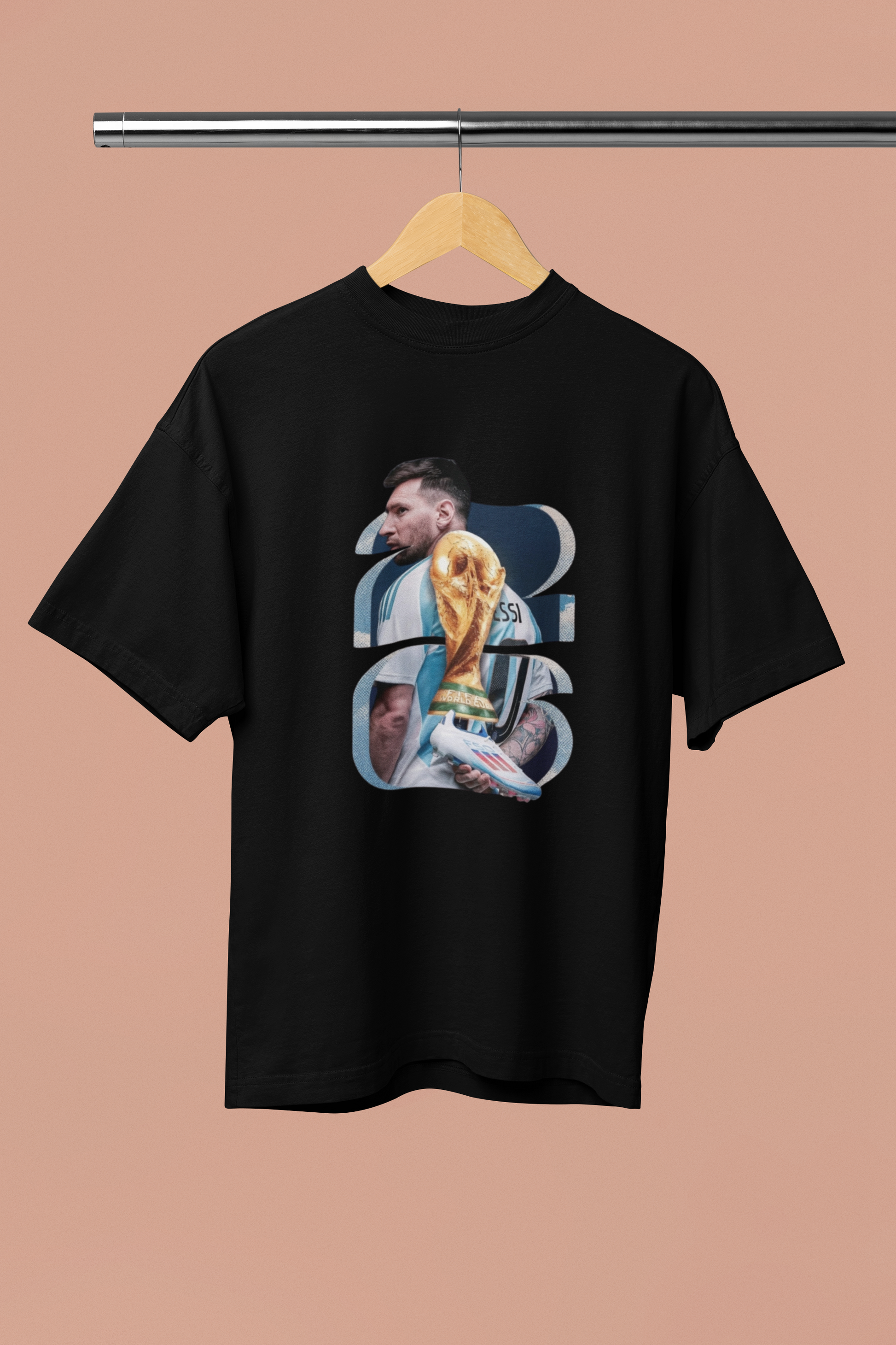Lionel Messi World cup Oversized Tshirt