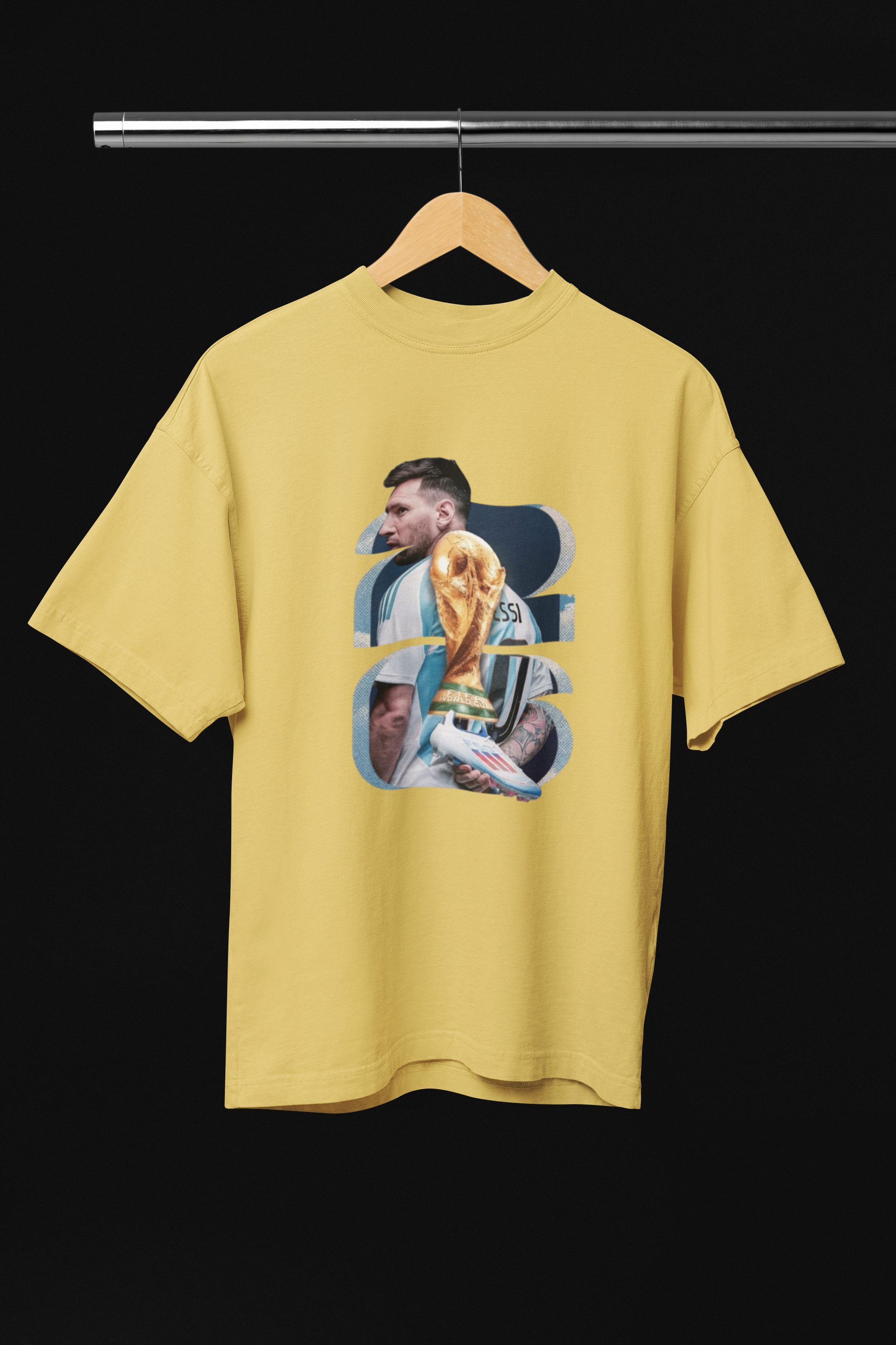 Lionel Messi World cup Oversized Tshirt