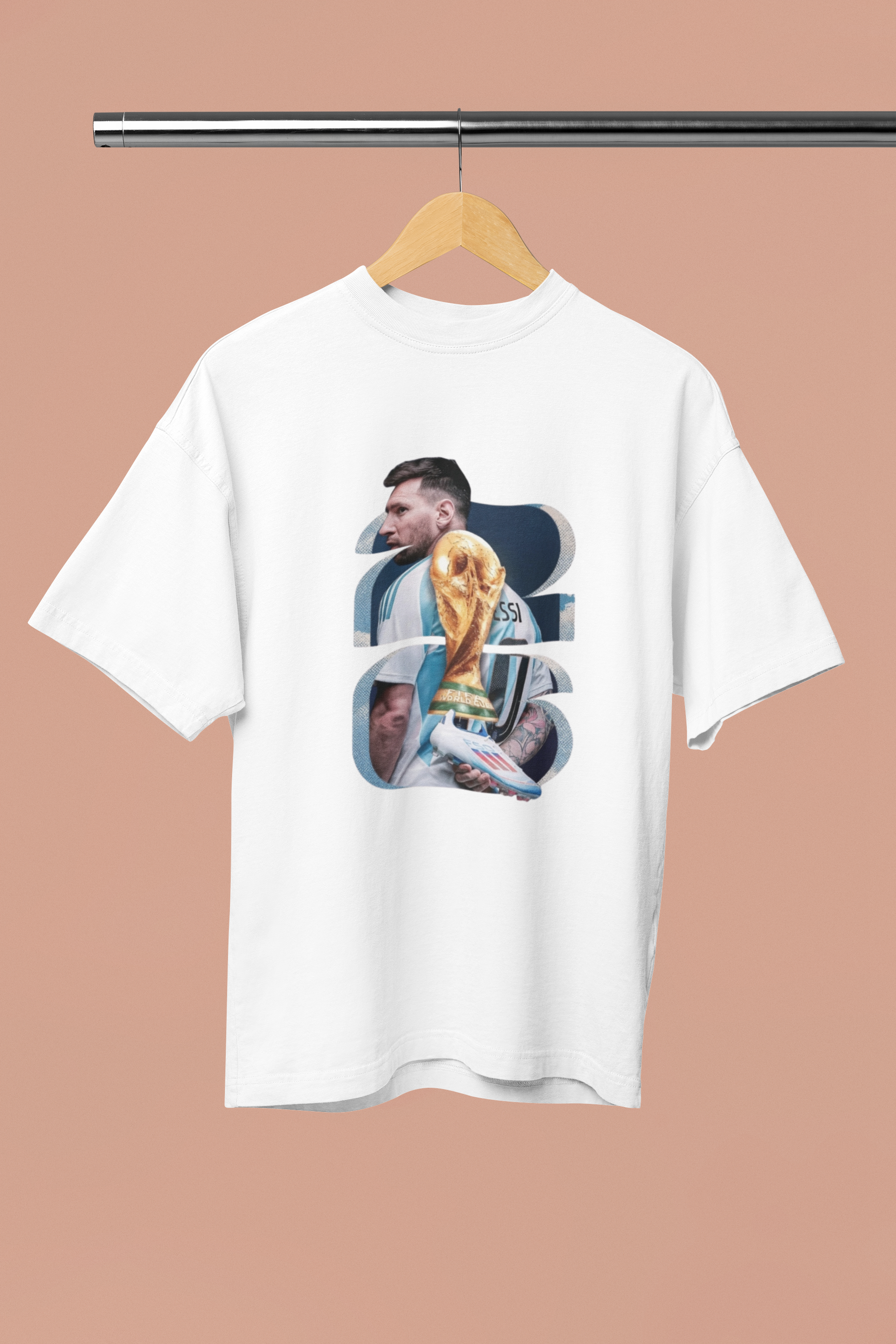 Lionel Messi World cup Oversized Tshirt