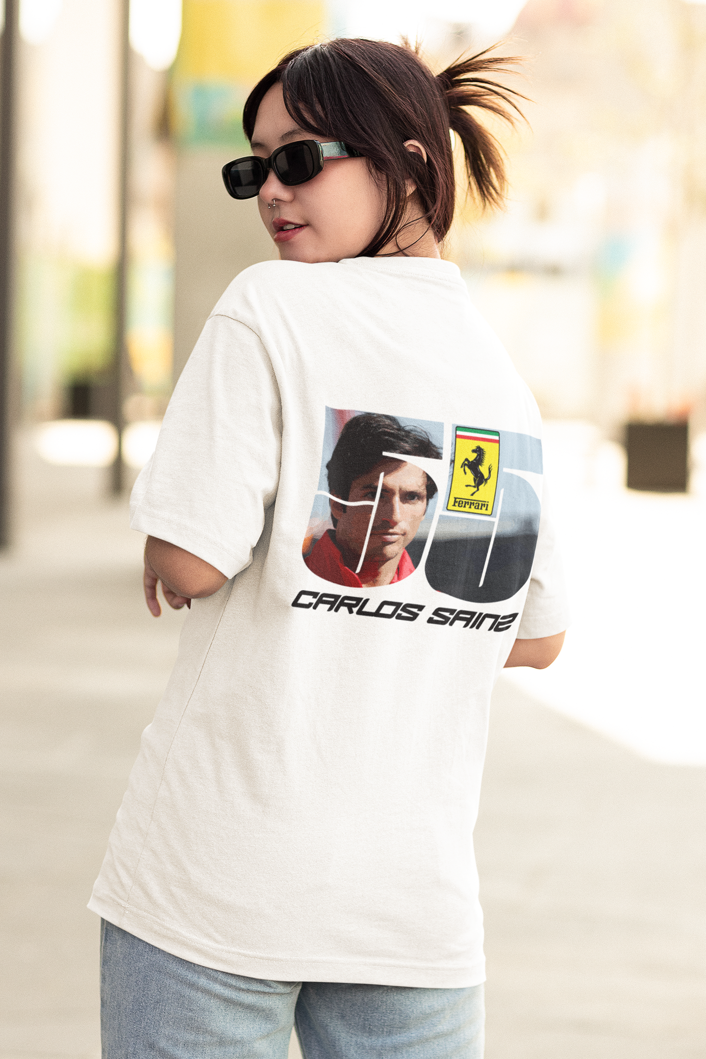 boxbox Oversized T-shirt Carlos Sainz 55