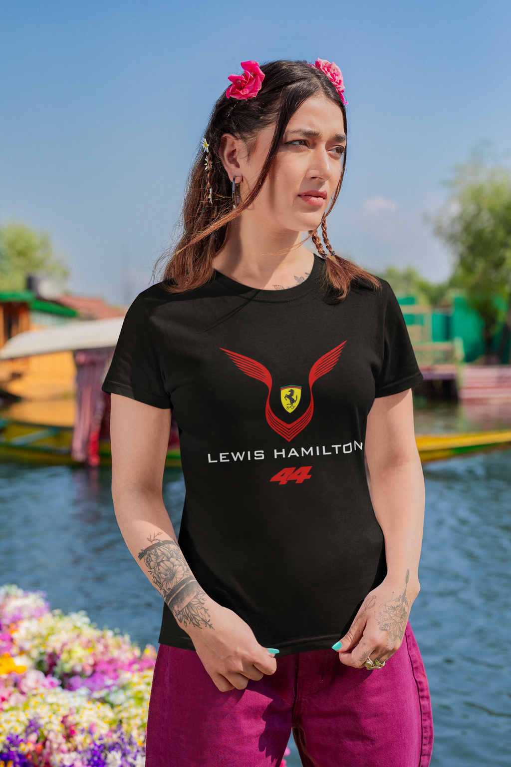 Formula 1 Lewis Hamilton Ferrari T-Shirt