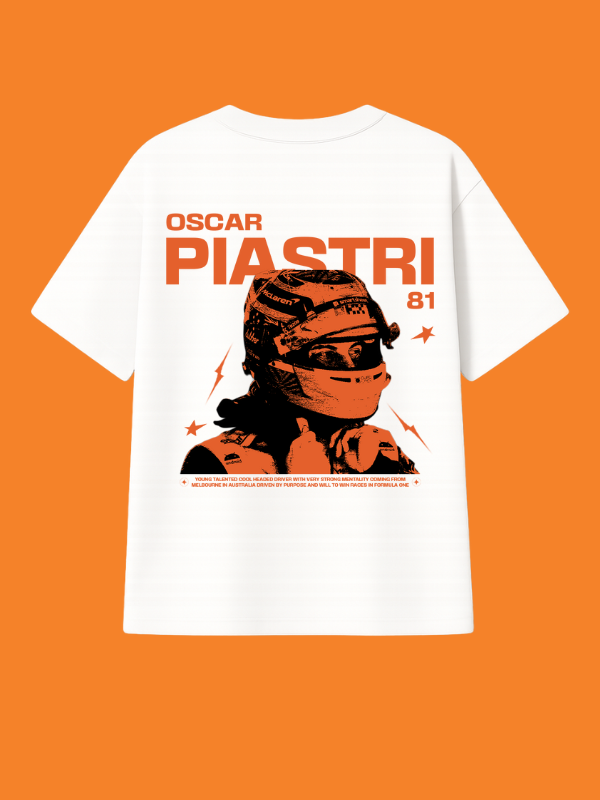 Oscar Piastri McLaren Oversized  Formula 1 T-shirt