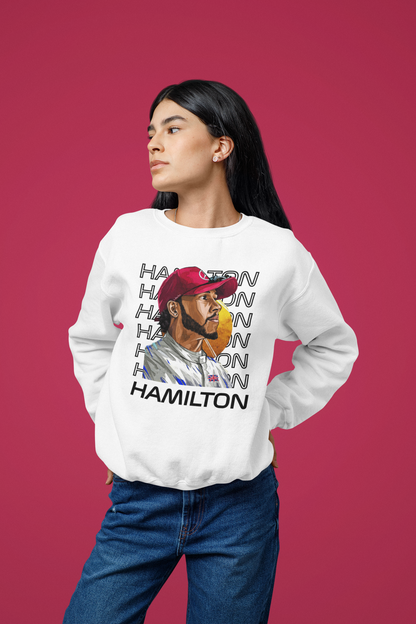 F1 Sweatshirt Lewis Hamilton Sketch - boxbox