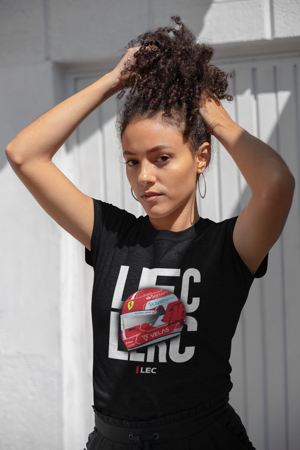 Formula 1 Charles Leclerc Helmet T-Shirt - boxbox