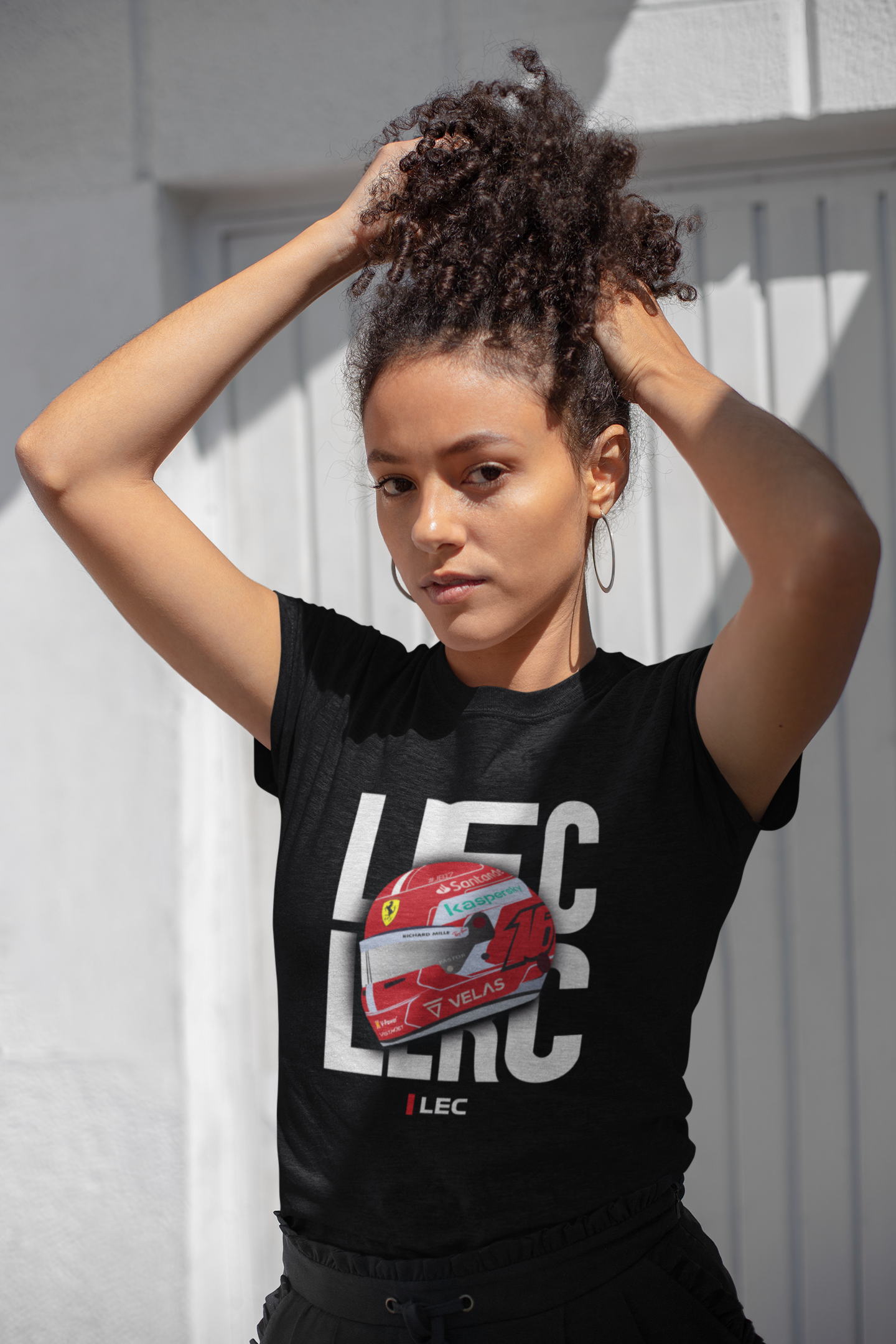 Formula 1 Charles Leclerc Helmet T-Shirt - boxbox