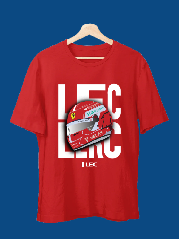 Formula 1 Charles Leclerc Helmet T-Shirt