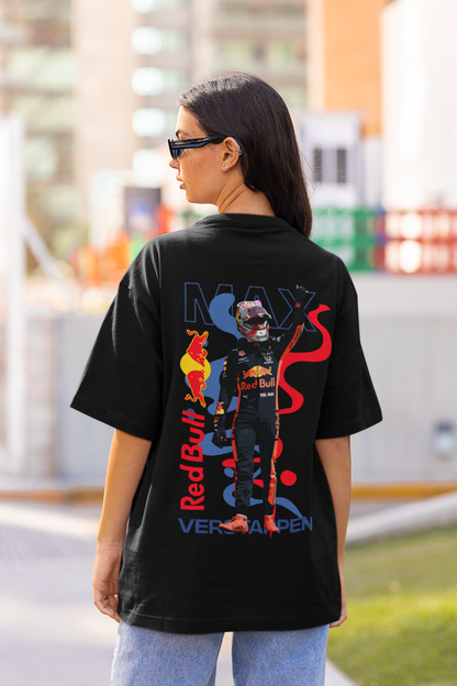 boxbox Oversized T-shirt Max Verstappen Red Bull