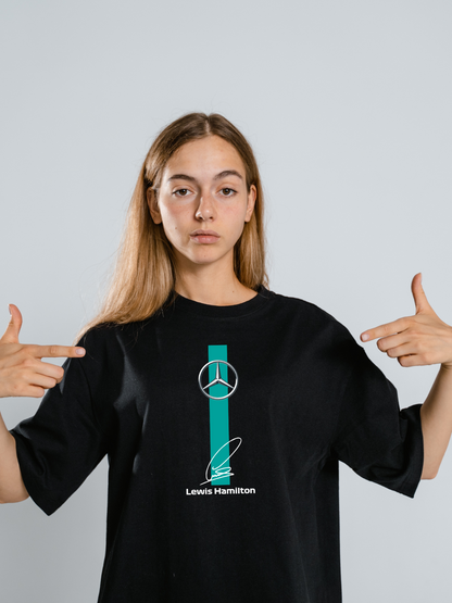 boxbox Oversized T-shirt Mercedes Lewis Hamilton - boxbox