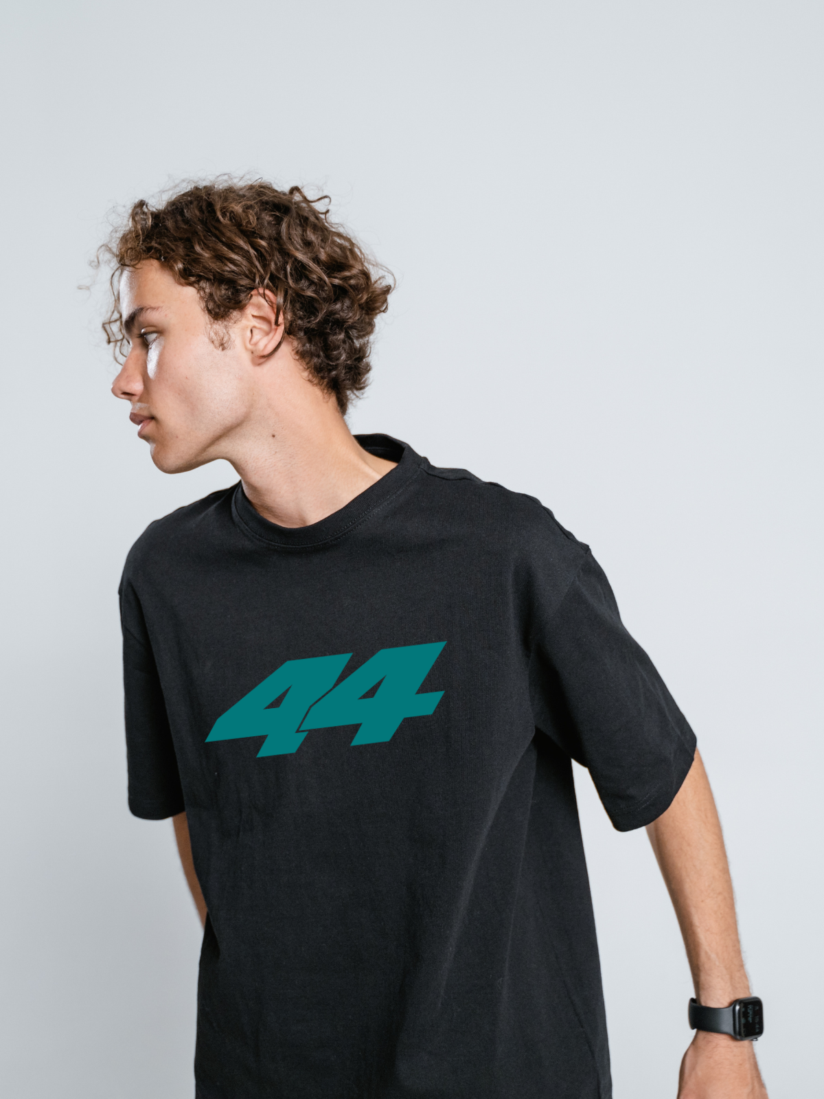 boxbox Oversized T-shirt 44 Lewis Hamilton - boxbox