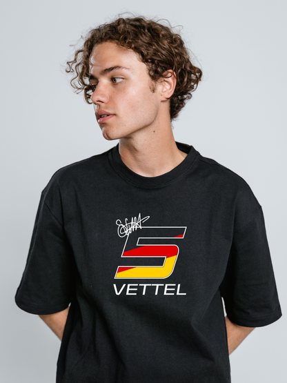 boxbox Oversized T-shirt 5 Sebastian Vettel - boxbox