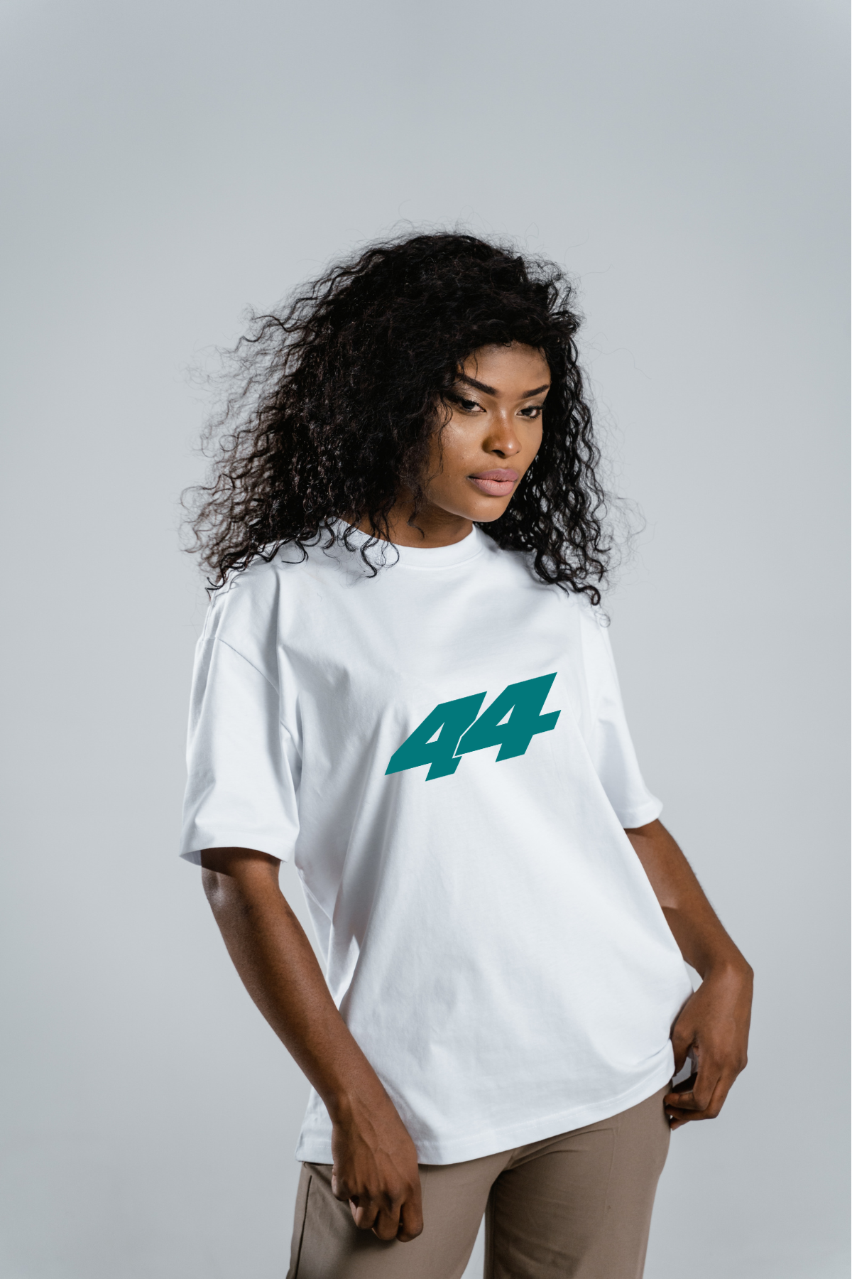 boxbox Oversized T-shirt 44 Lewis Hamilton - boxbox