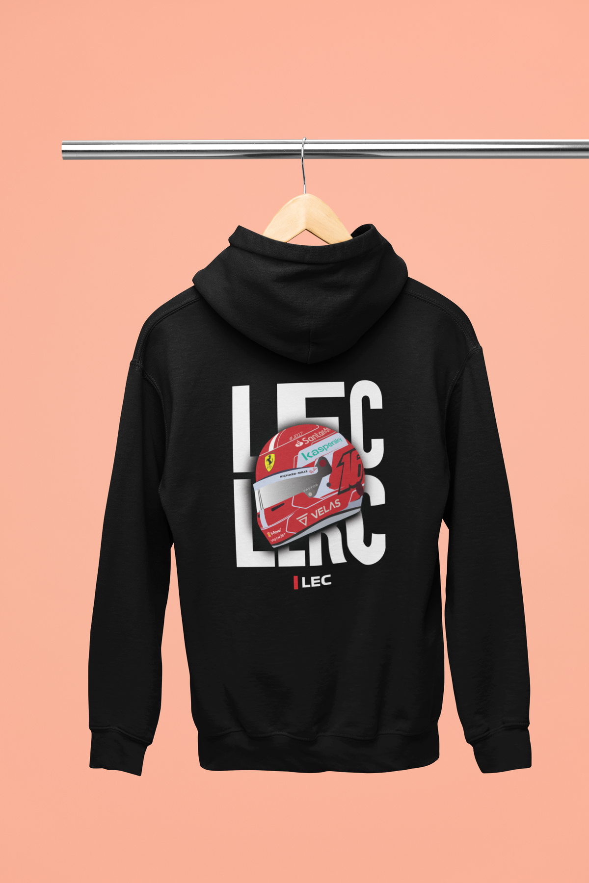 Formula 1 Charles Leclerc Helmet Hoodie - boxbox