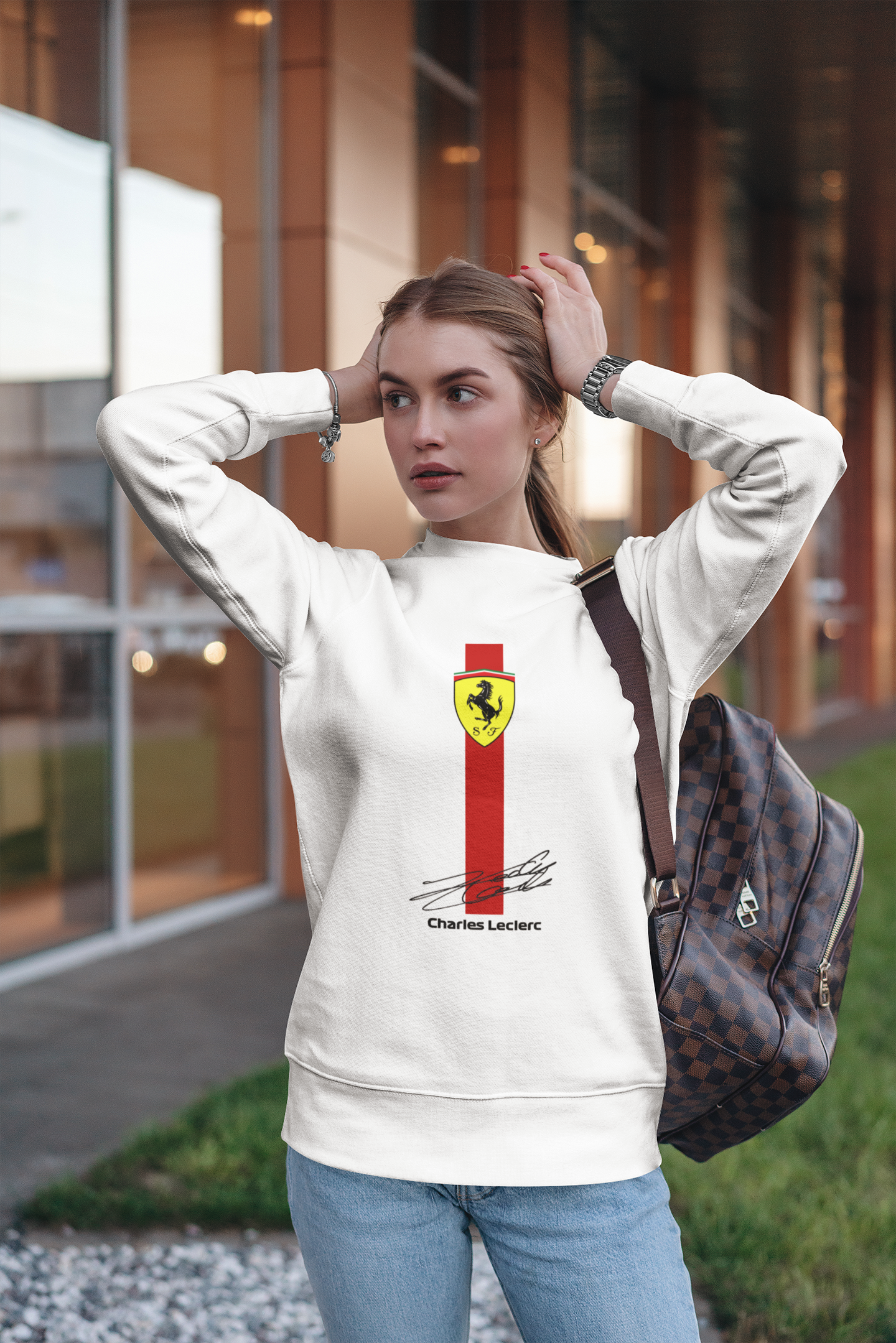 F1 Sweatshirt Charles Leclerc Ferrari - boxbox