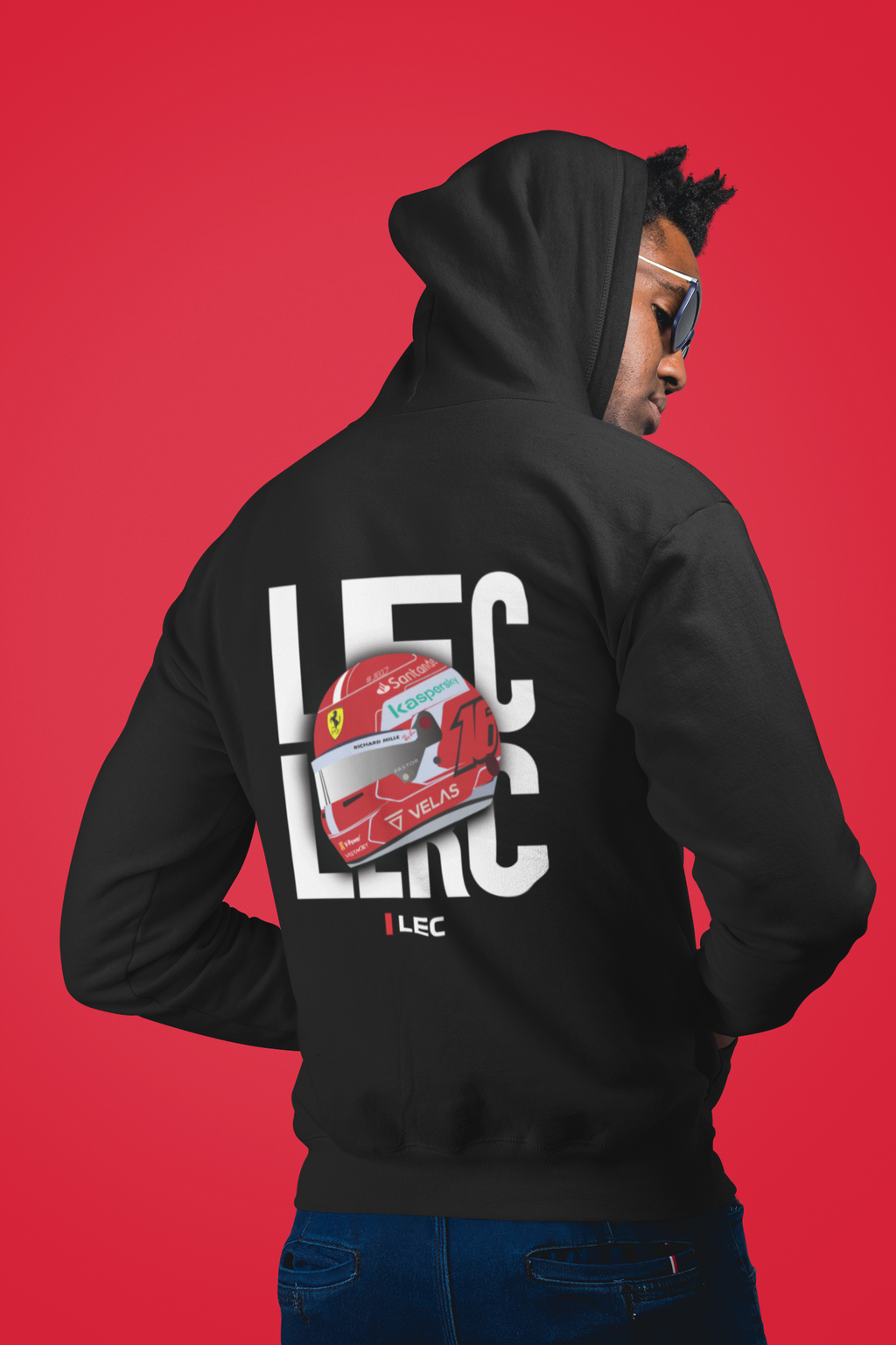 Formula 1 Charles Leclerc Helmet Hoodie - boxbox