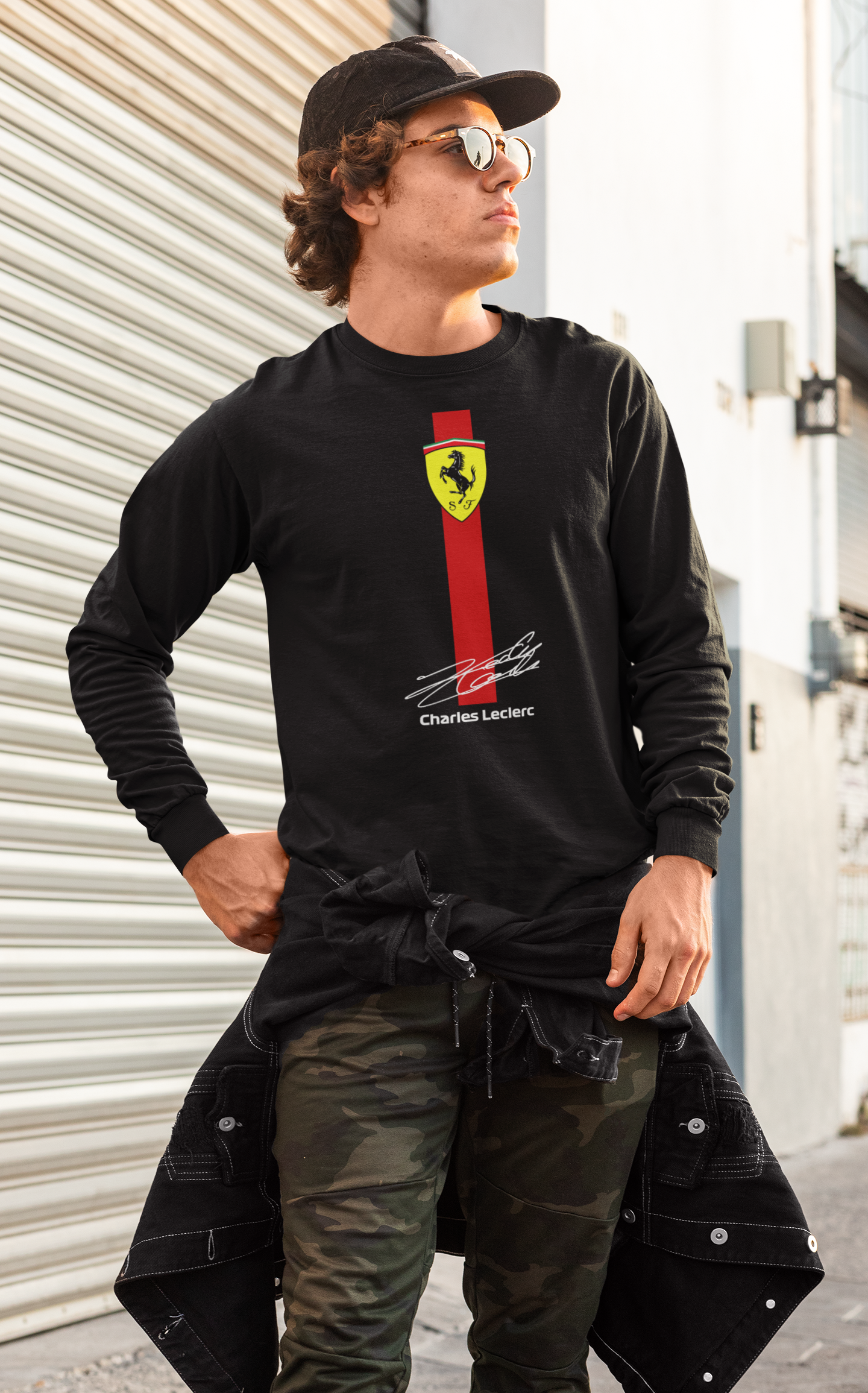 F1 Sweatshirt Charles Leclerc Ferrari - boxbox