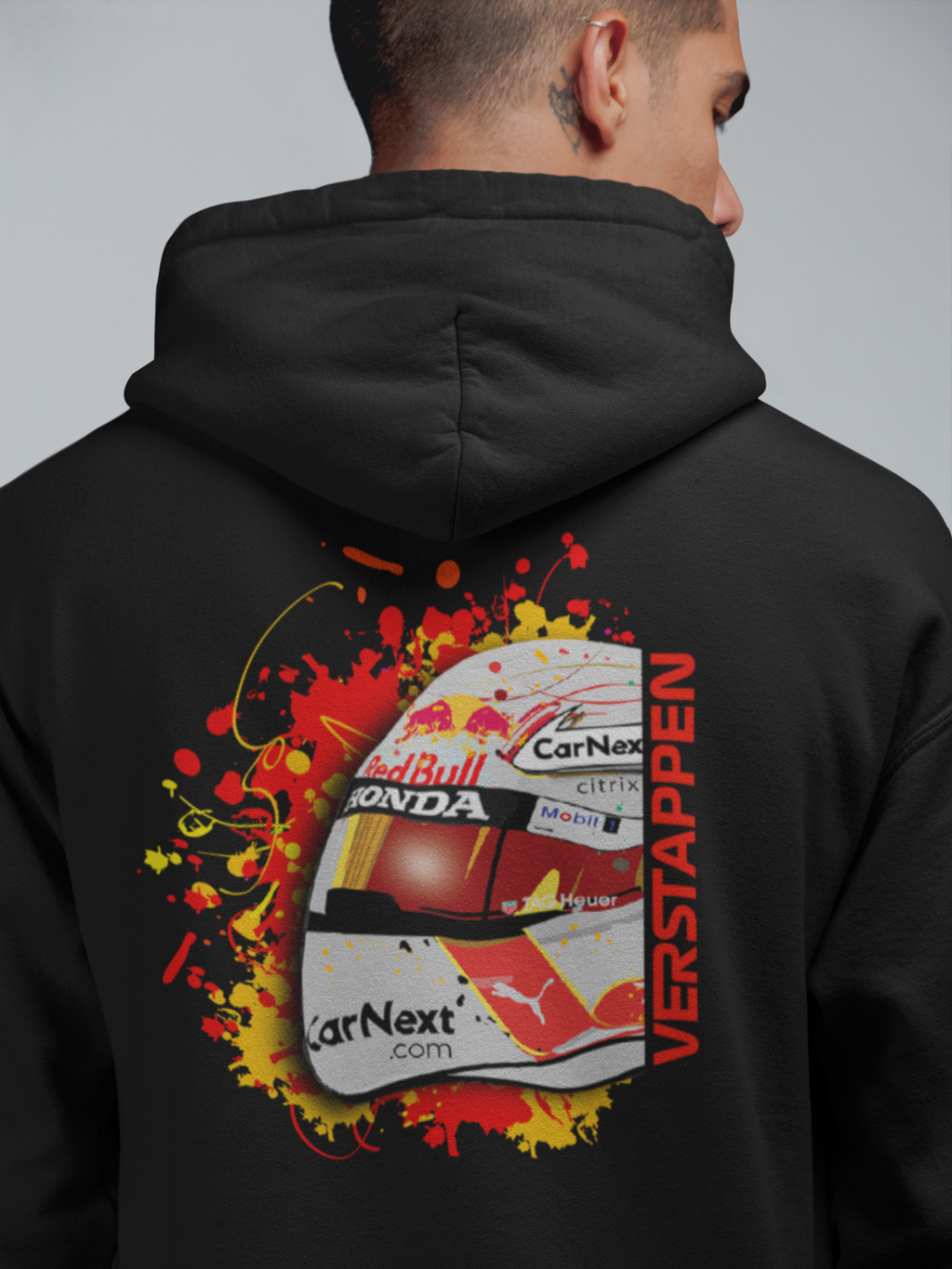 Formula 1 Max Verstappen Helmet Hoodie - boxbox