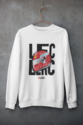F1 Sweatshirt Charles Leclerc Helmet - boxbox