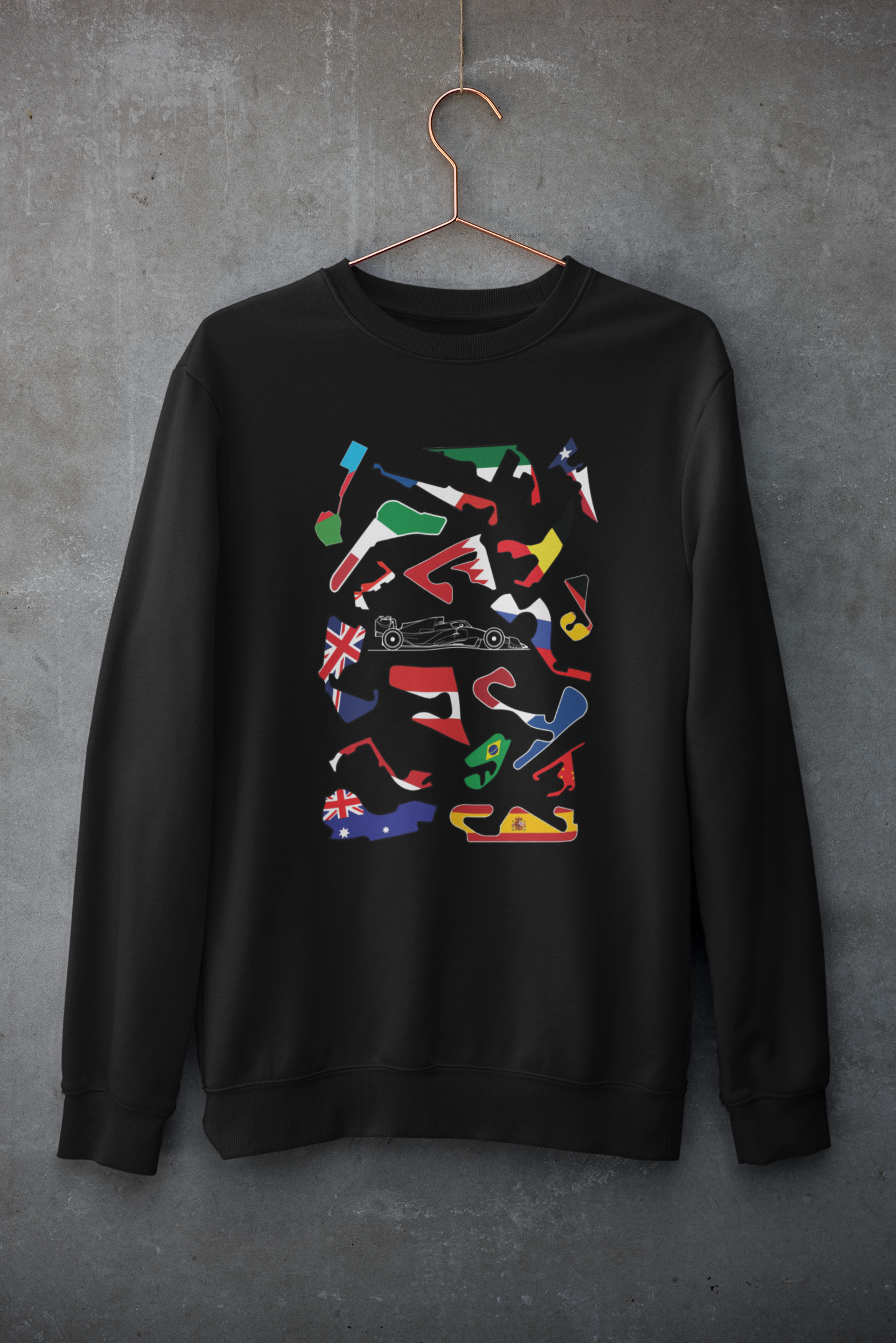 F1 Sweatshirt Track Layouts - boxbox