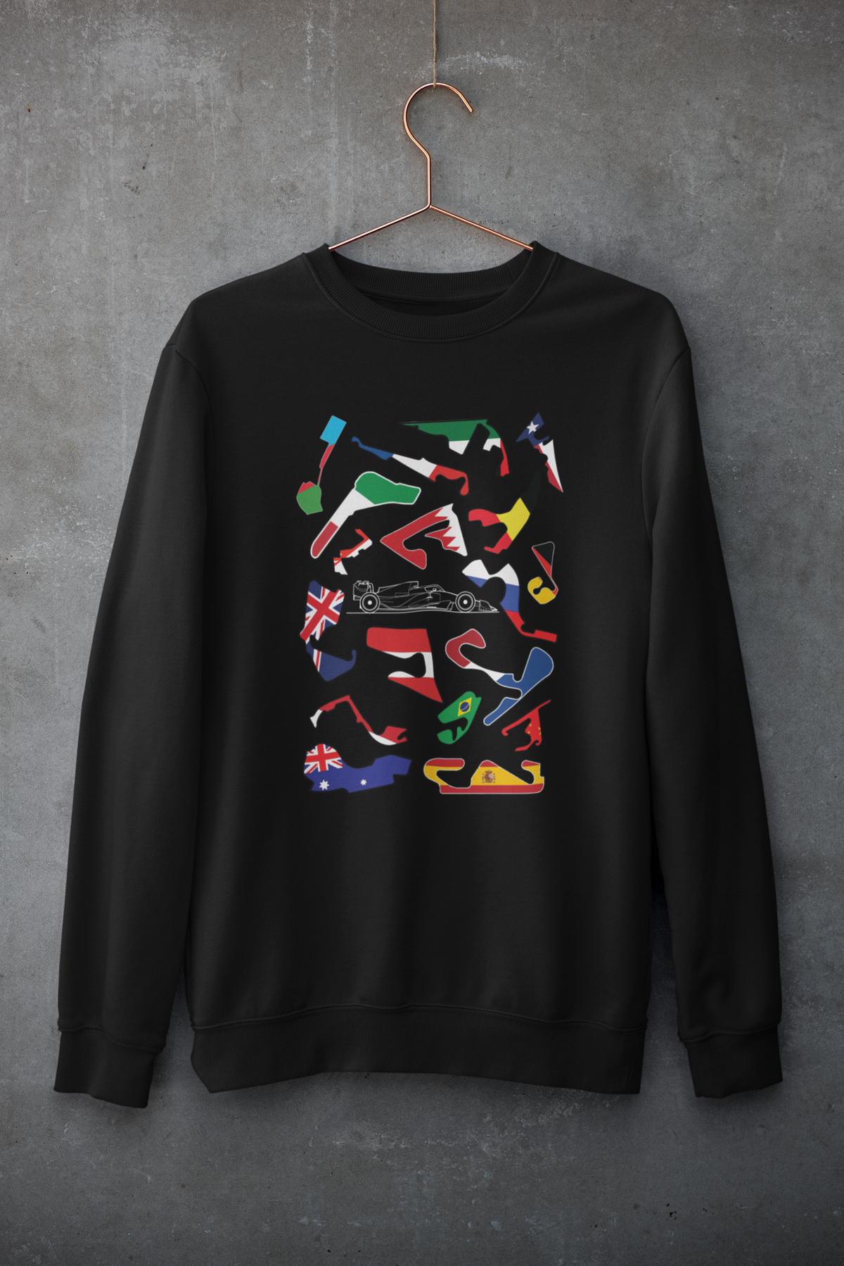 F1 Sweatshirt Track Layouts - boxbox