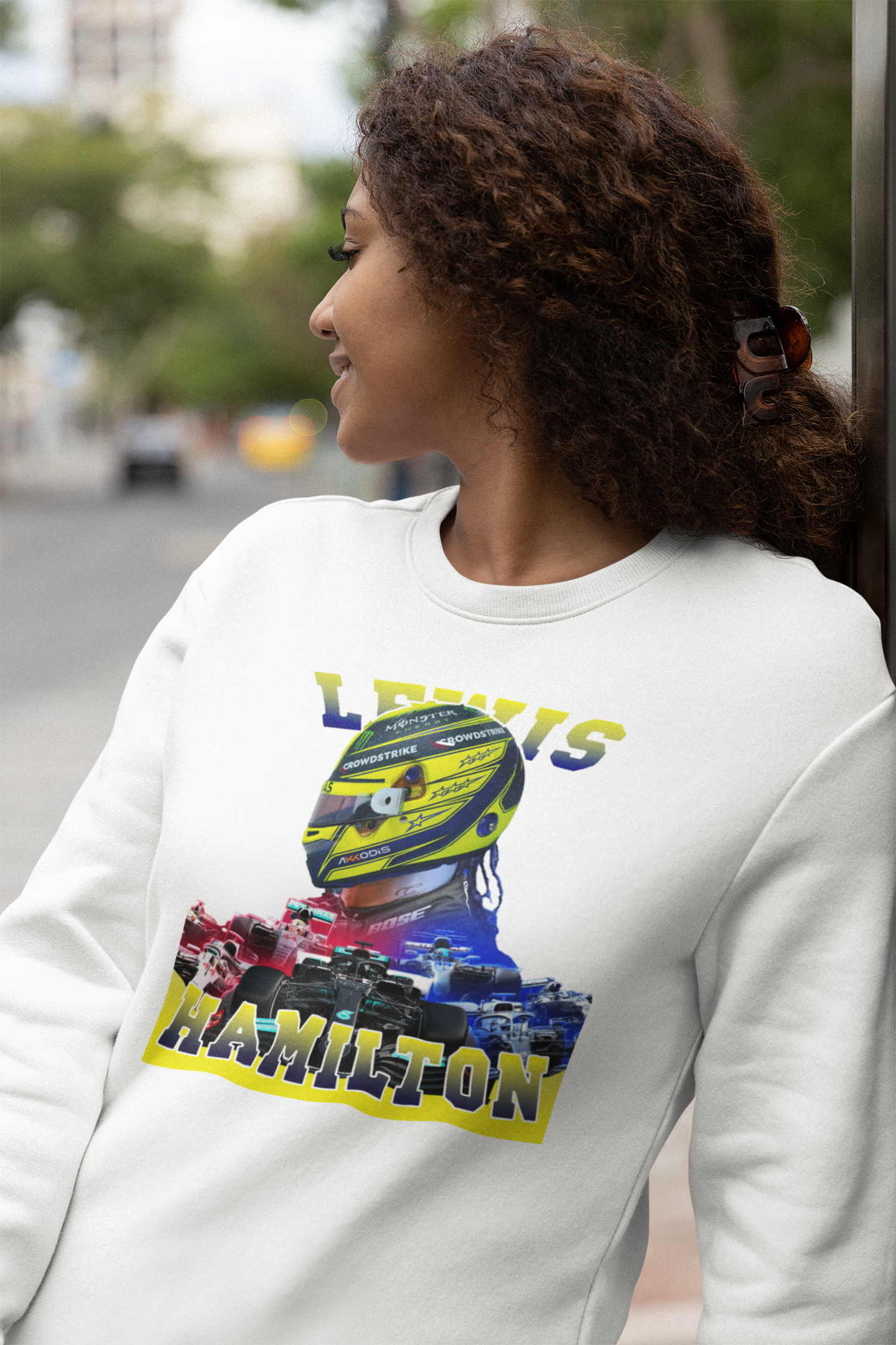 Lewis hamilton outlet crew neck sweatshirt