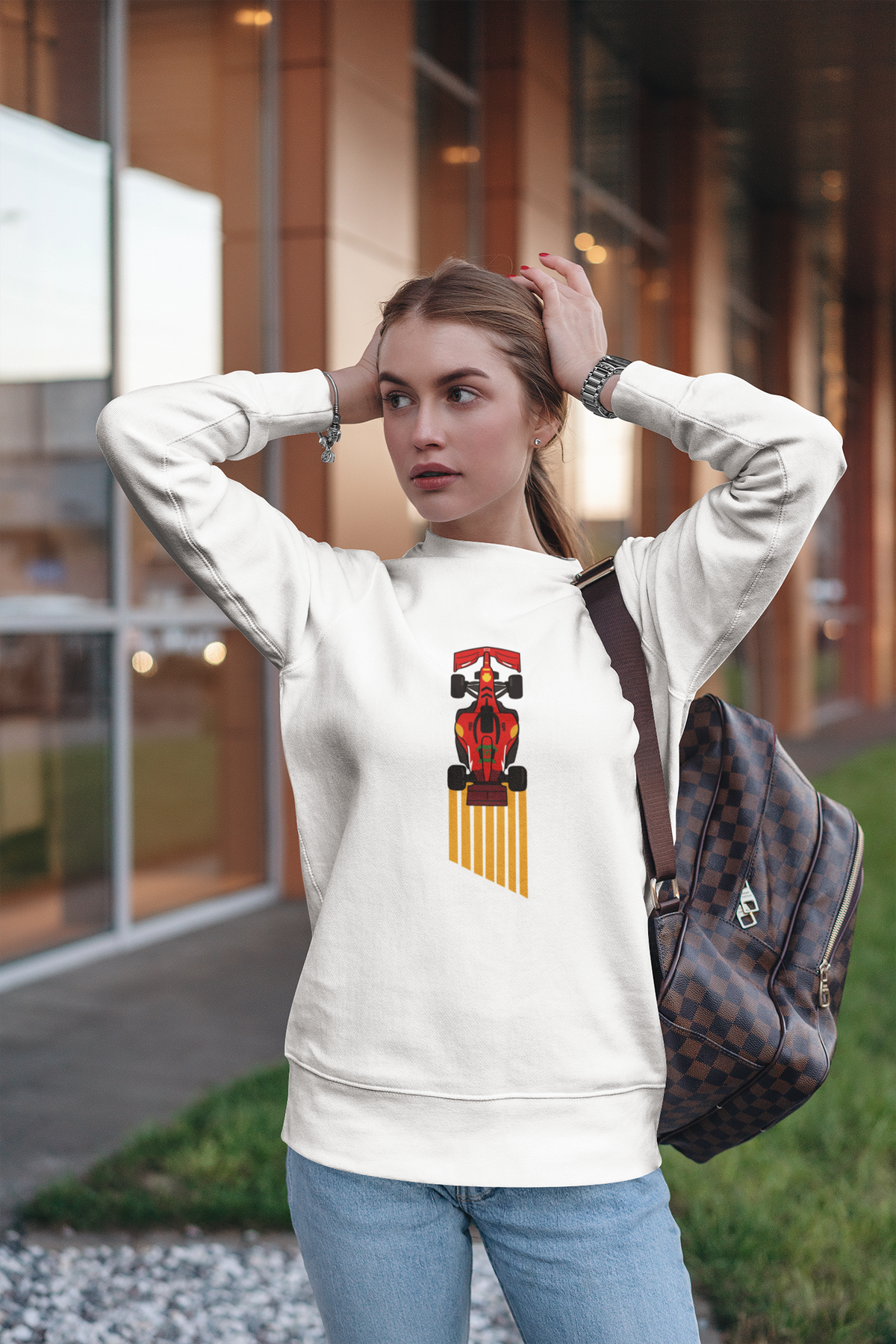 F1 Sweatshirt Ferrari Car - boxbox