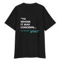 boxbox Oversized T-shirt To Whom it may concern - boxbox