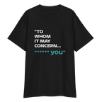 boxbox Oversized T-shirt To Whom it may concern - boxbox