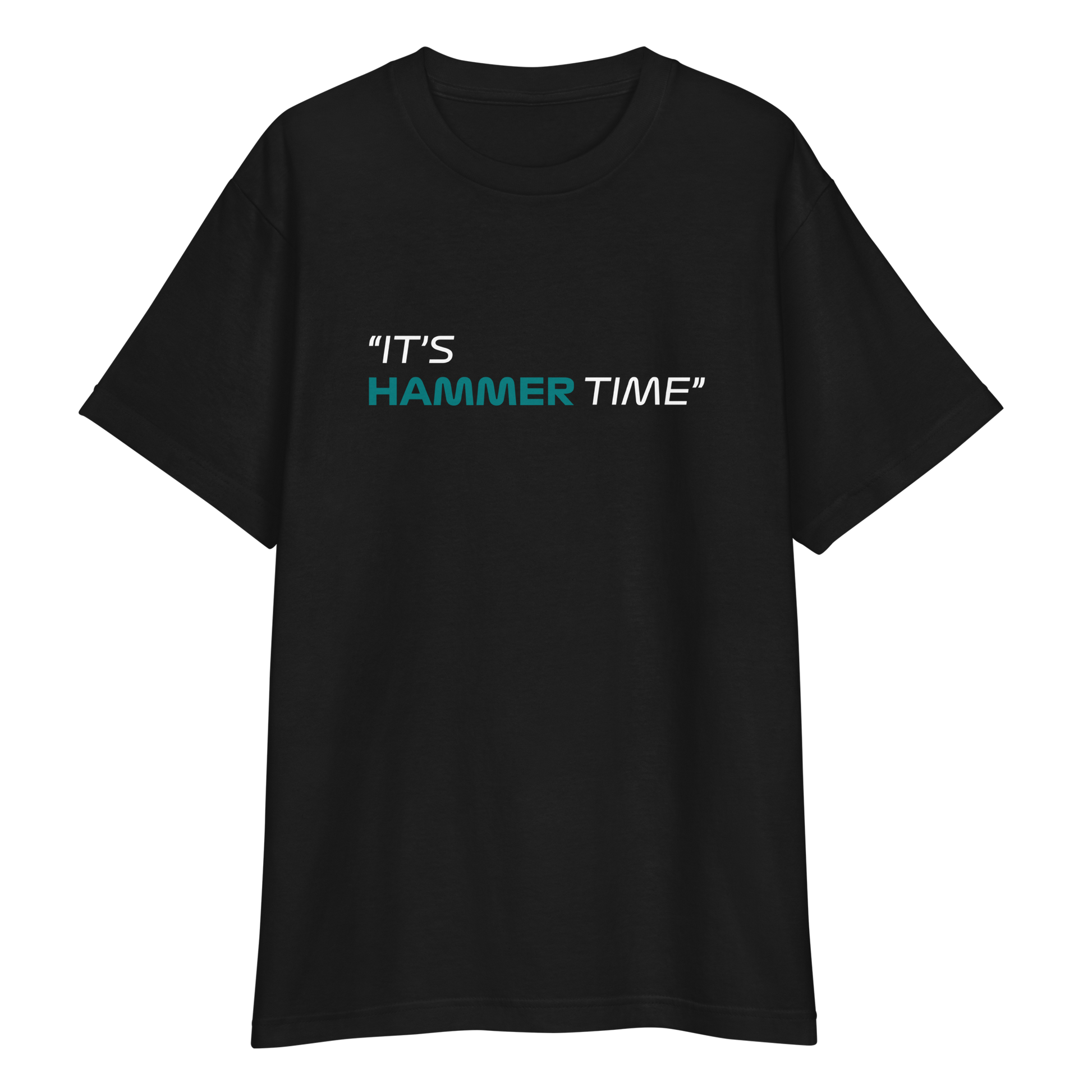 Oversized T-shirt Its Hammer Time - boxbox