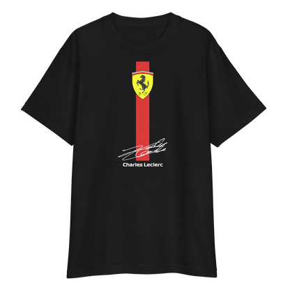 boxbox Oversized T-shirt Ferrari Charles Leclerc - boxbox