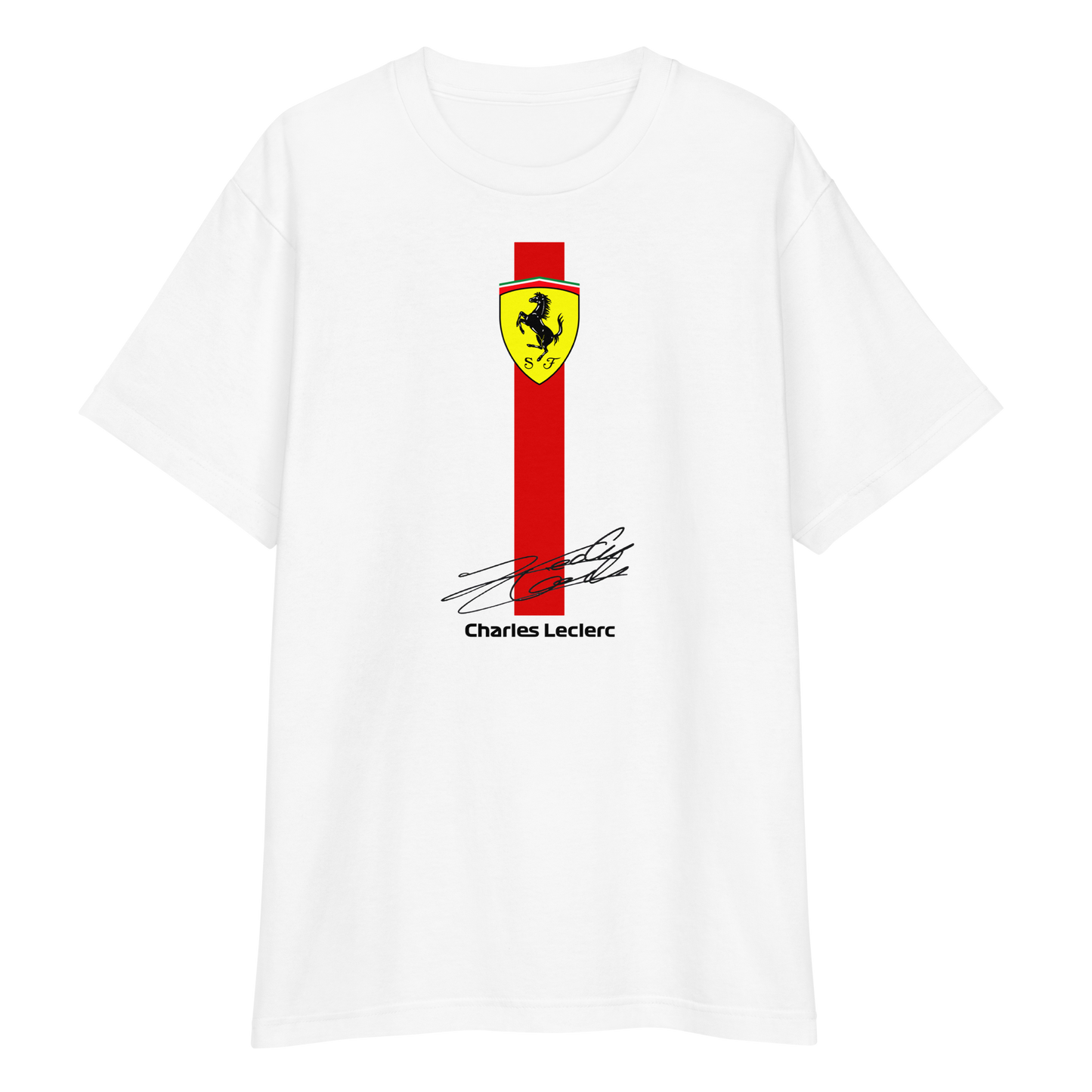 boxbox Oversized T-shirt Ferrari Charles Leclerc - boxbox