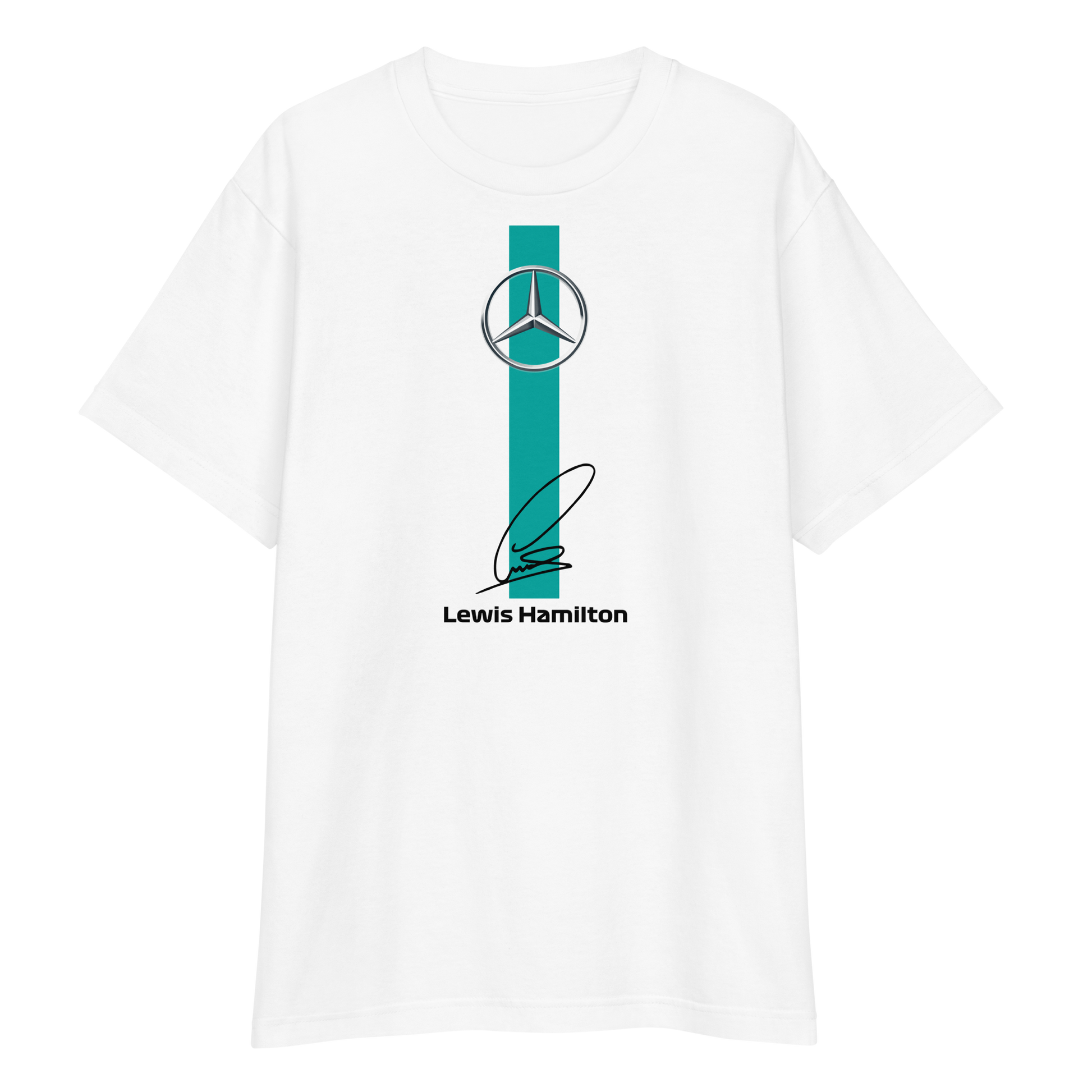 boxbox Oversized T-shirt Mercedes Lewis Hamilton - boxbox